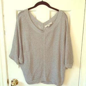 💿Silver and gray LOFT Sweater💿